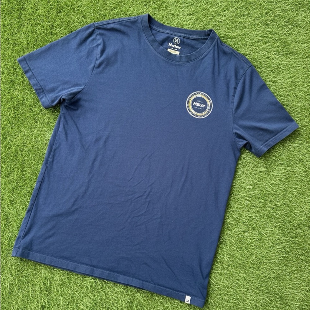 Hurley Men's Navy💙Short Sleeve Tee